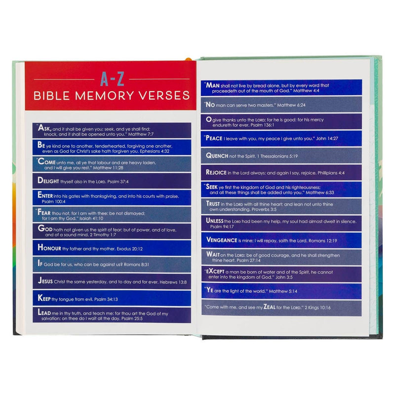 COLORFUL KID'S KING JAMES VERSION BIBLE (HARDCOVER)-zoom-