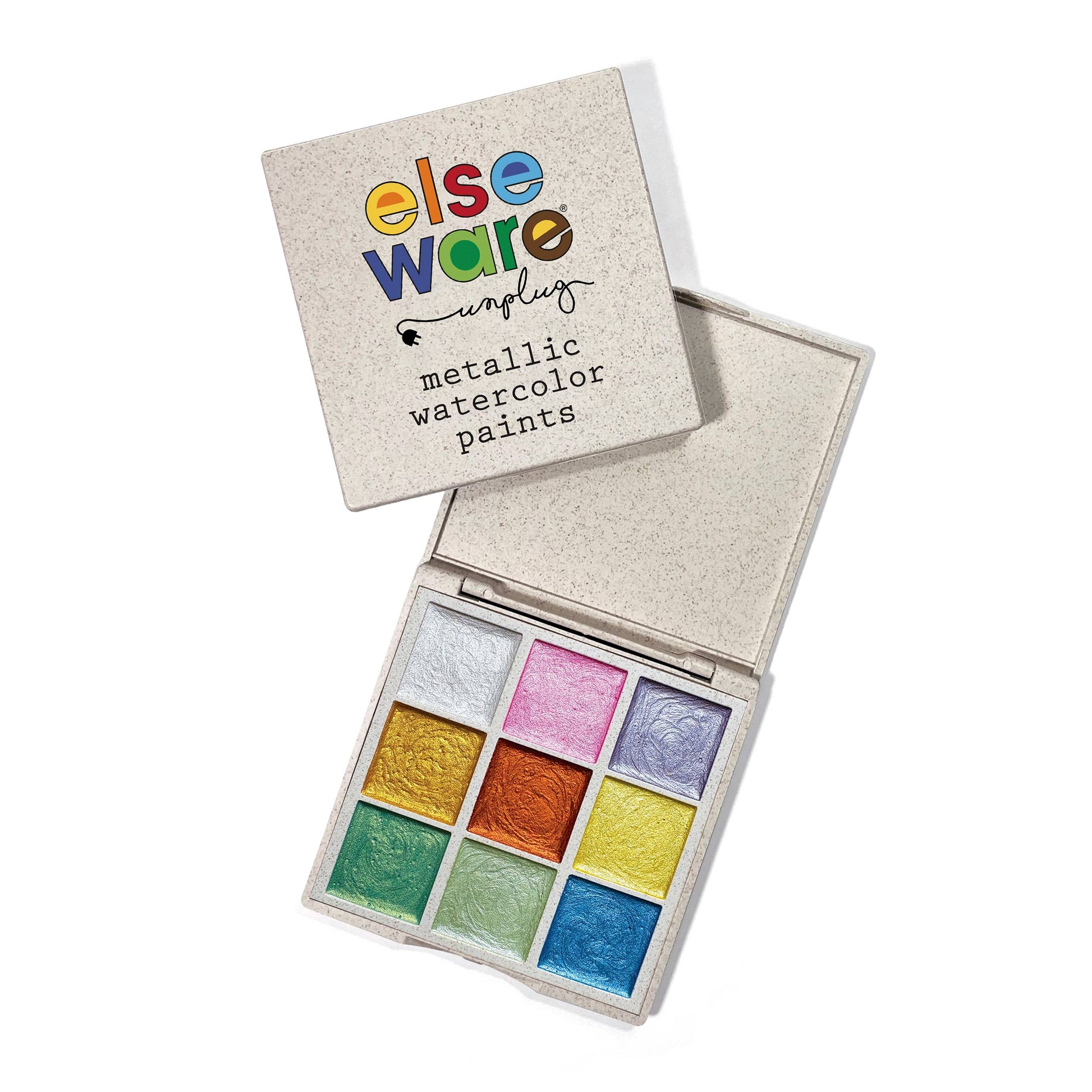 Metallic Watercolor Set – 9 Pearlescent Pans-1