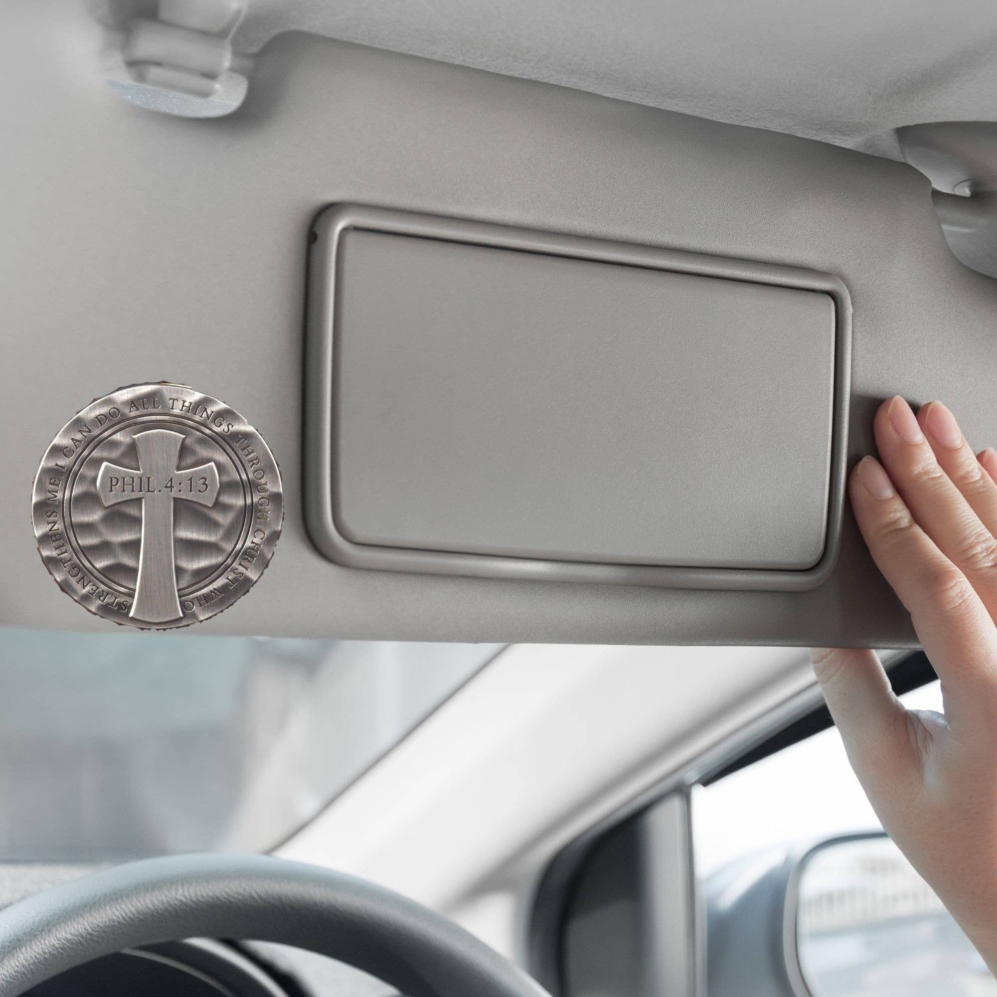 Auto Visor Clip – Philippians 4:13