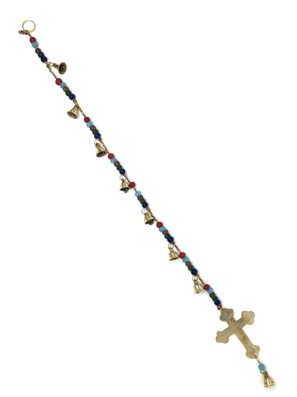 Brass Wind Chime String with Cross