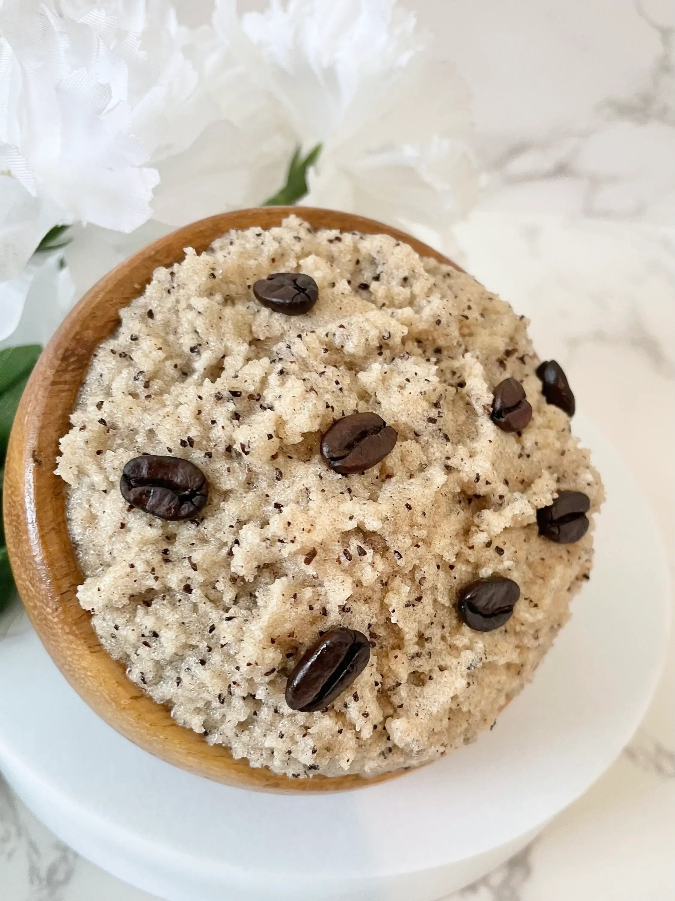 COFFEE & MANUKA HONEY SUGAR SCRUB -4 oz jar-zoom-1