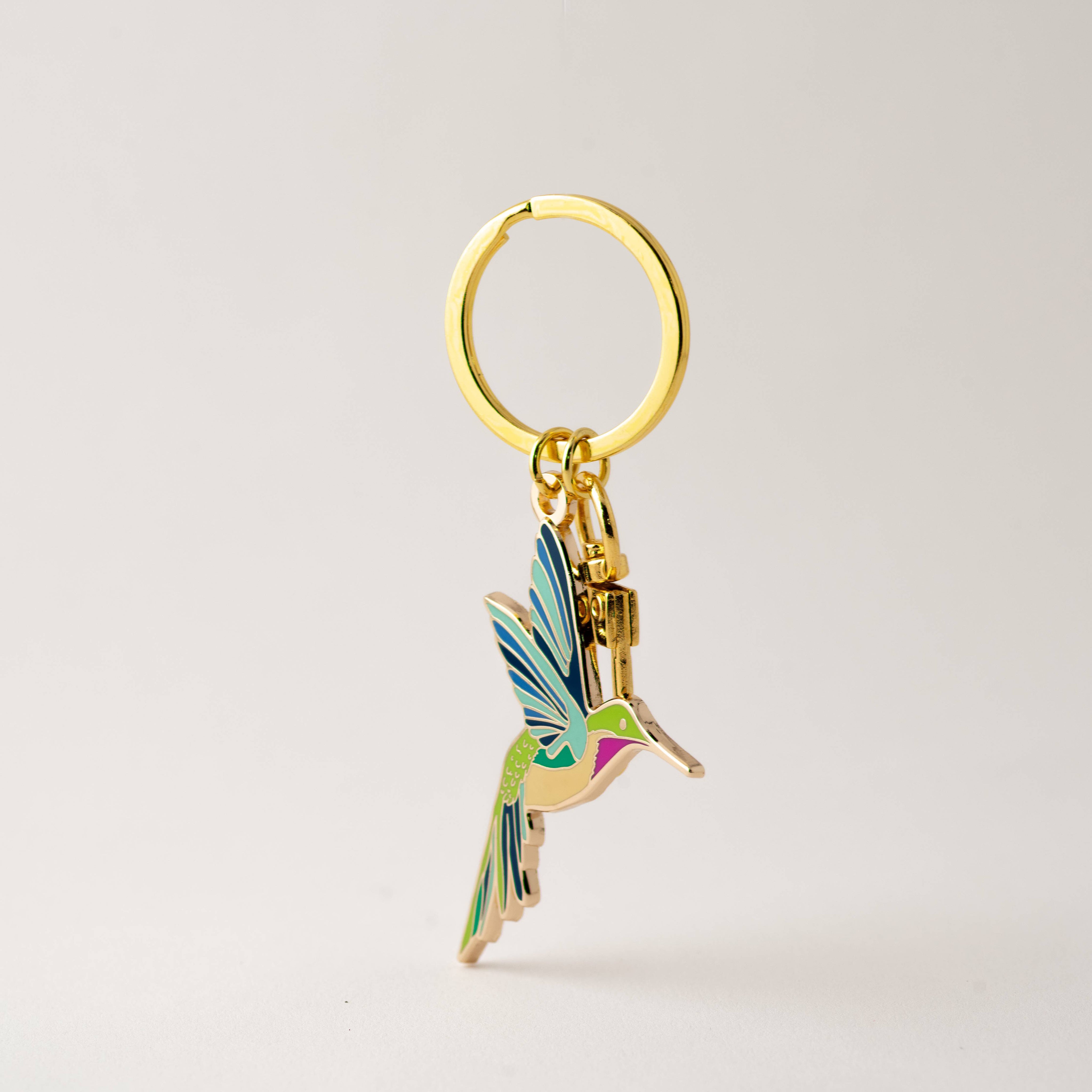 Hummingbird Keychain & Bag Charm cute animal gifts cash wrap-zoom-1