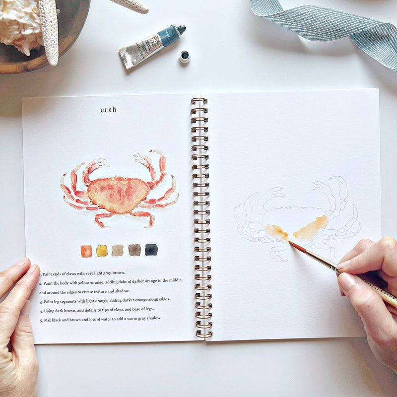 Seaside Watercolor Workbook - Coastal Calm Edition-zoom-