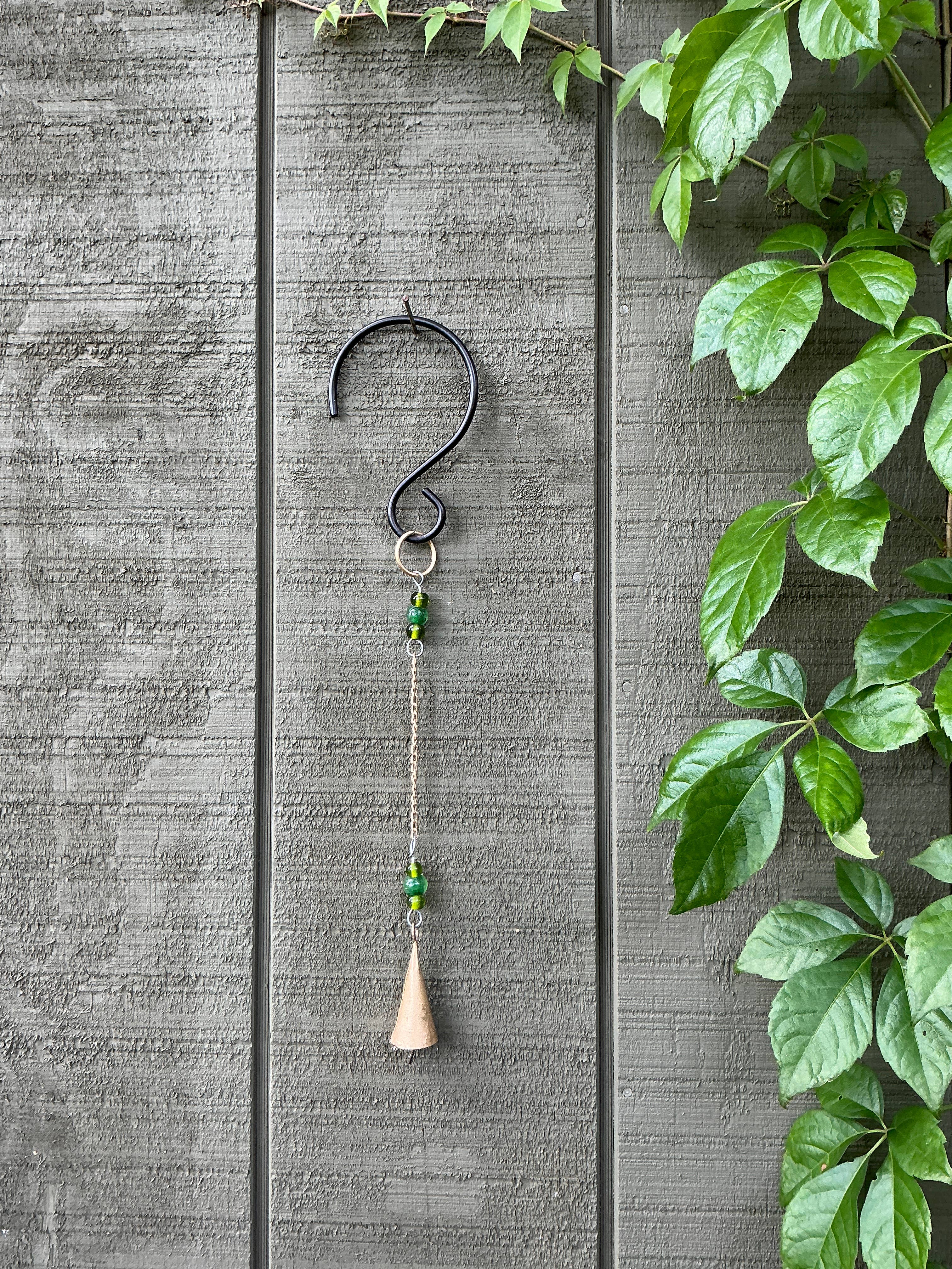 Beaded Bell Chain - Green