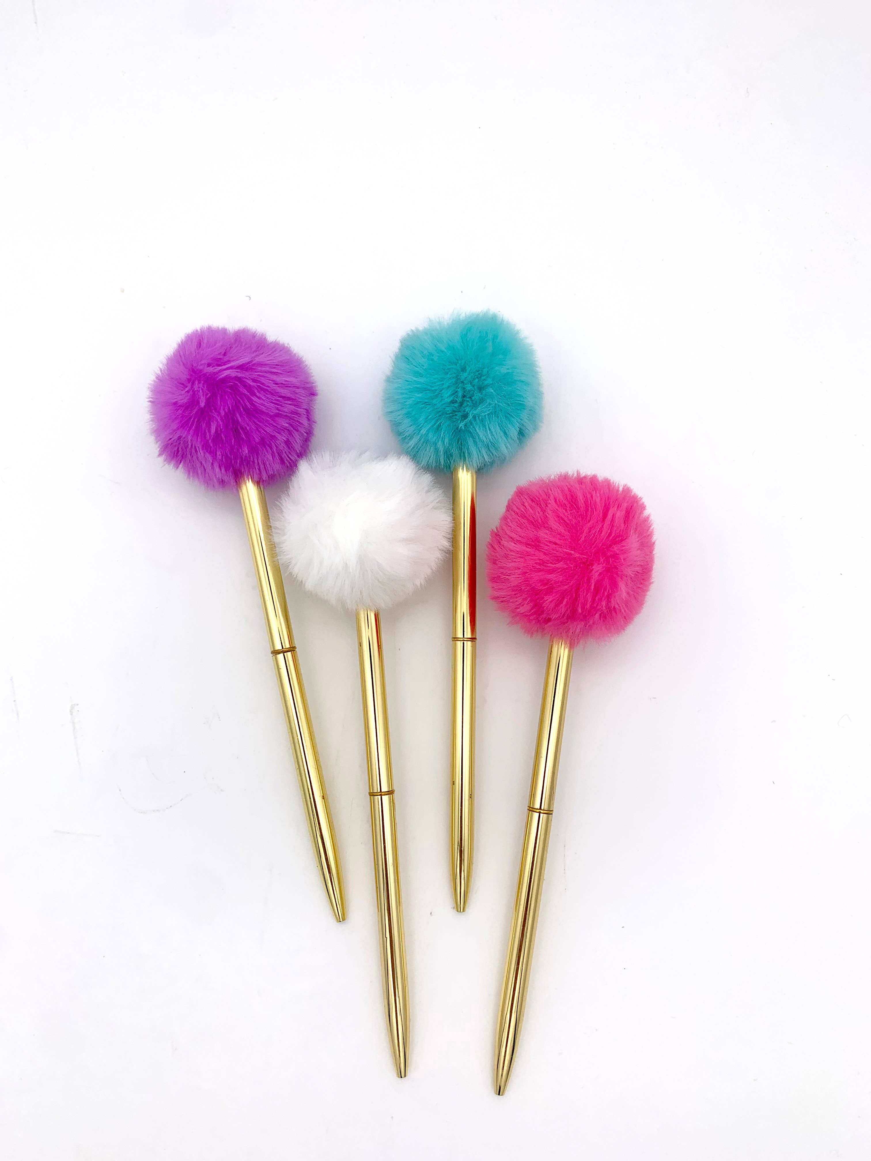 Plush Pom Pom Pen