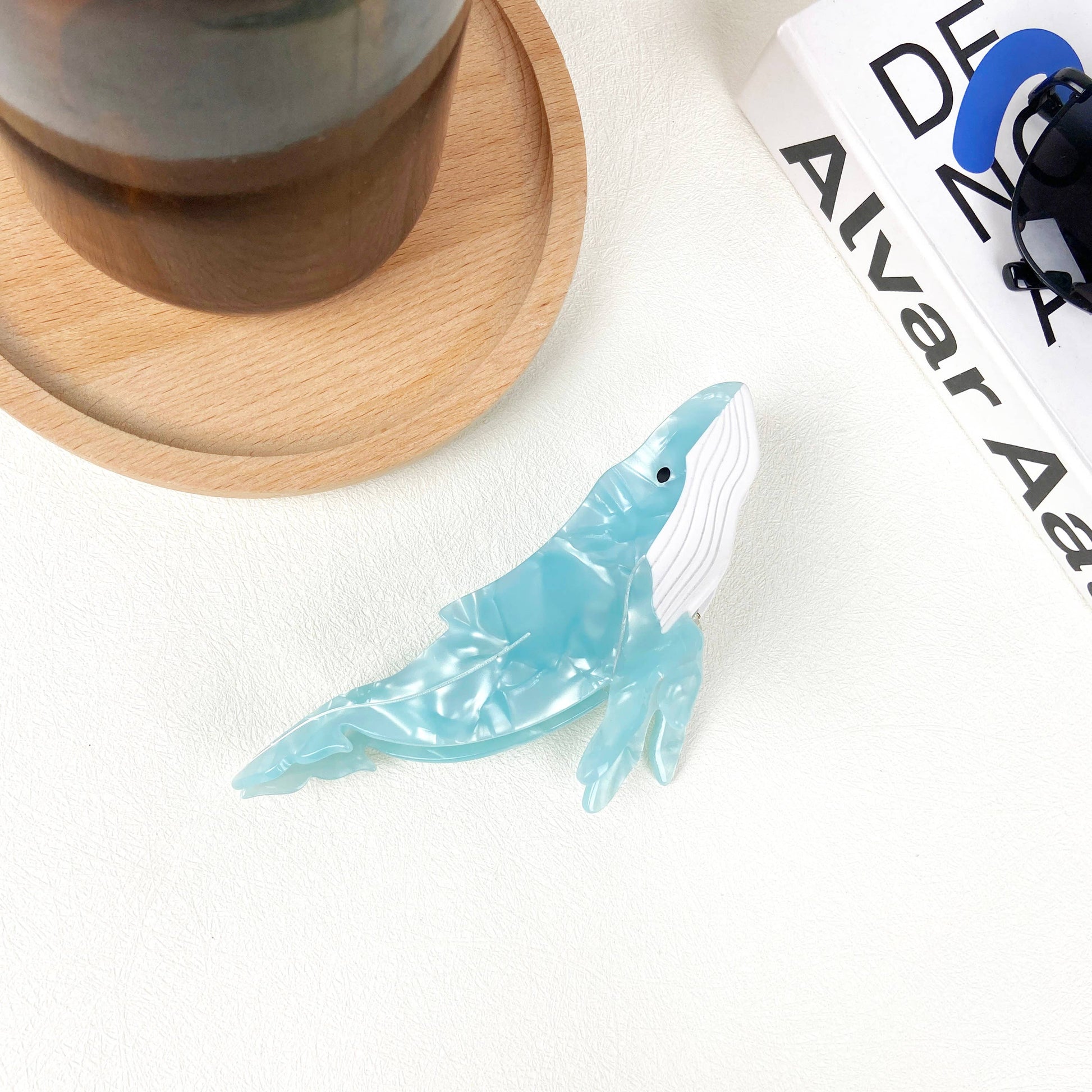 Green Whale Claw Clip-2