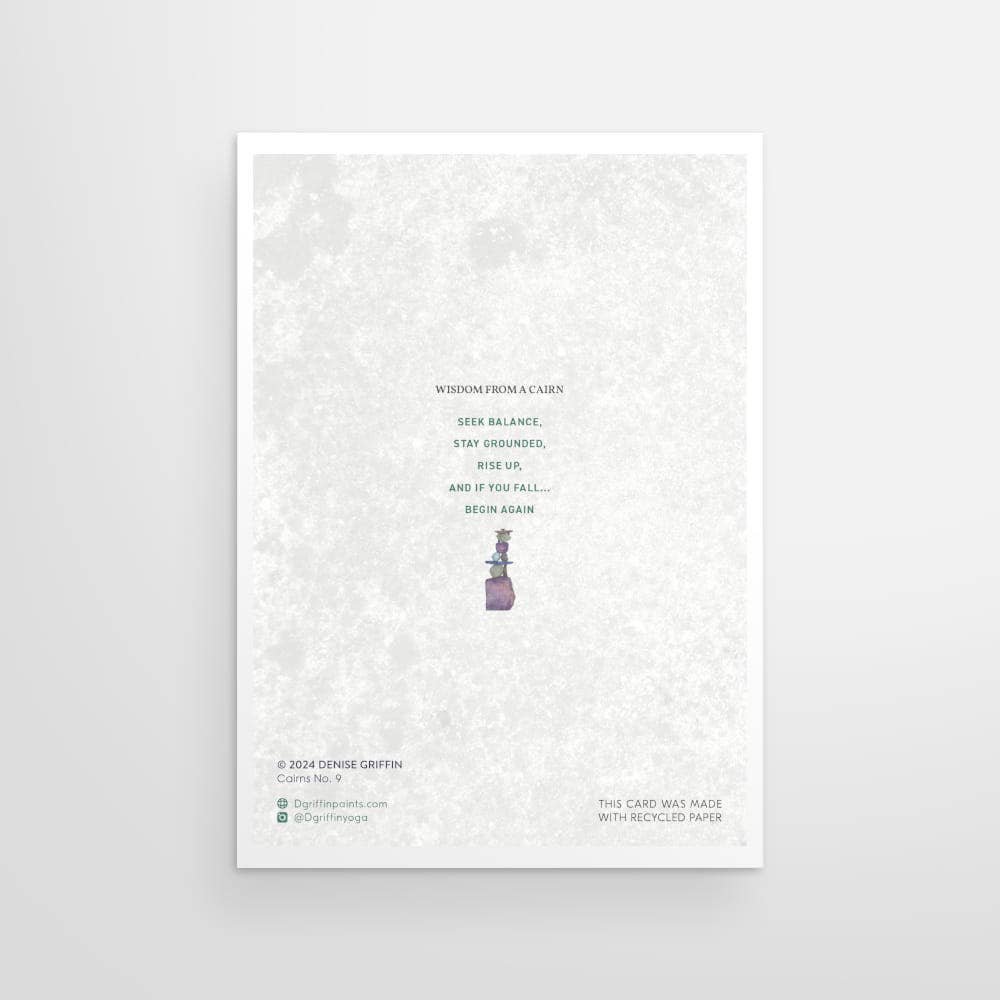CAIRN GREETING CARD - CREATIVE BALANCE
