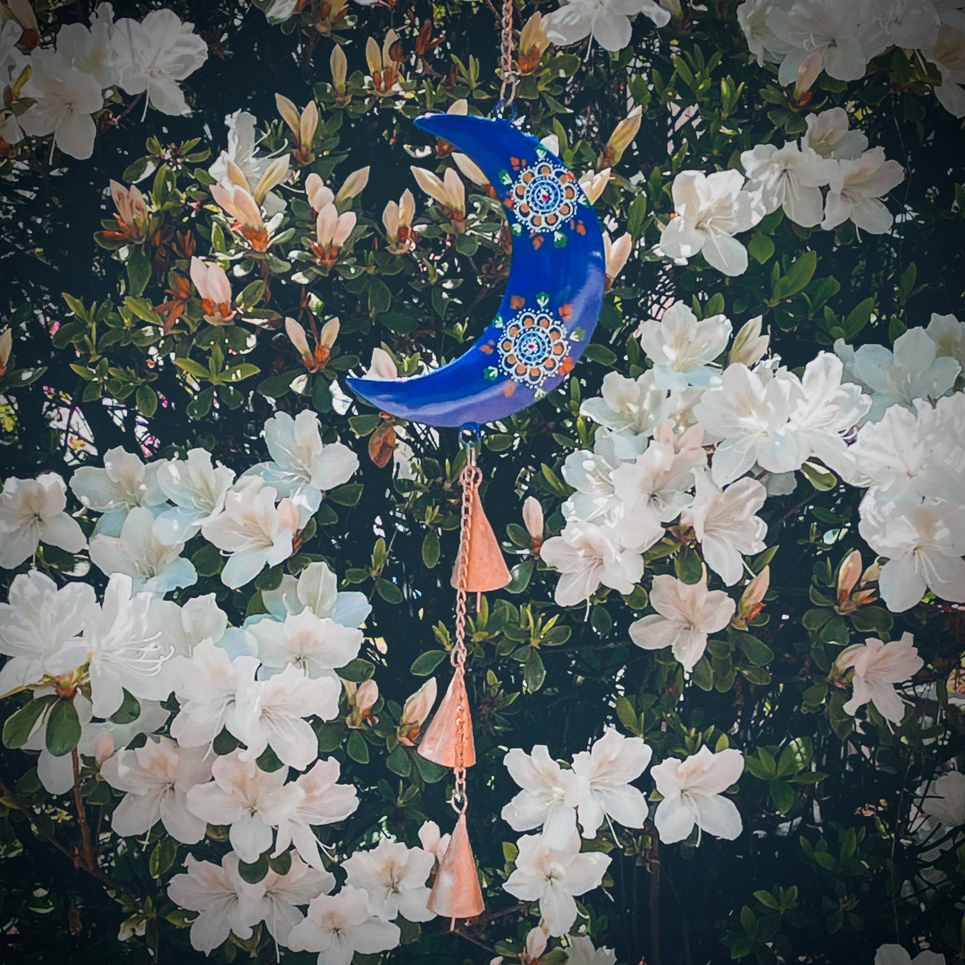 Cosmic Blue Moon Wind Chime-3