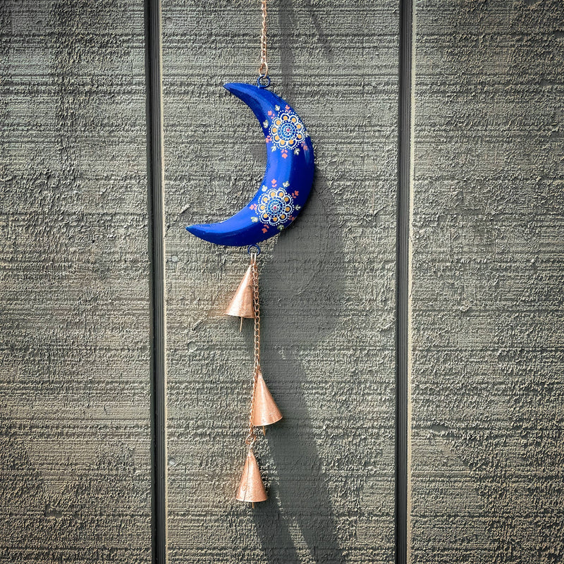 Cosmic Blue Moon Wind Chime-zoom-