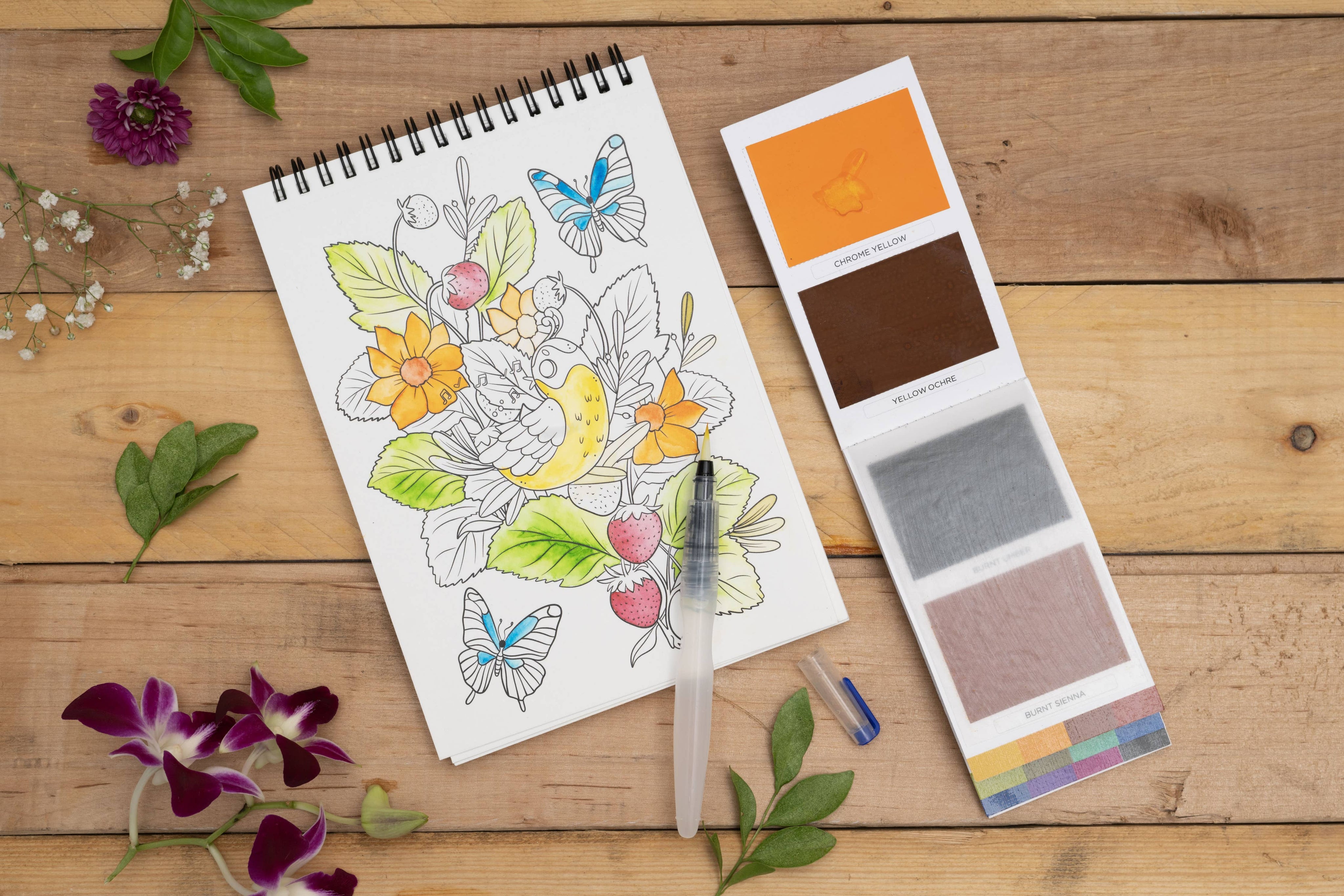 Floral Coloring Book-zoom-2