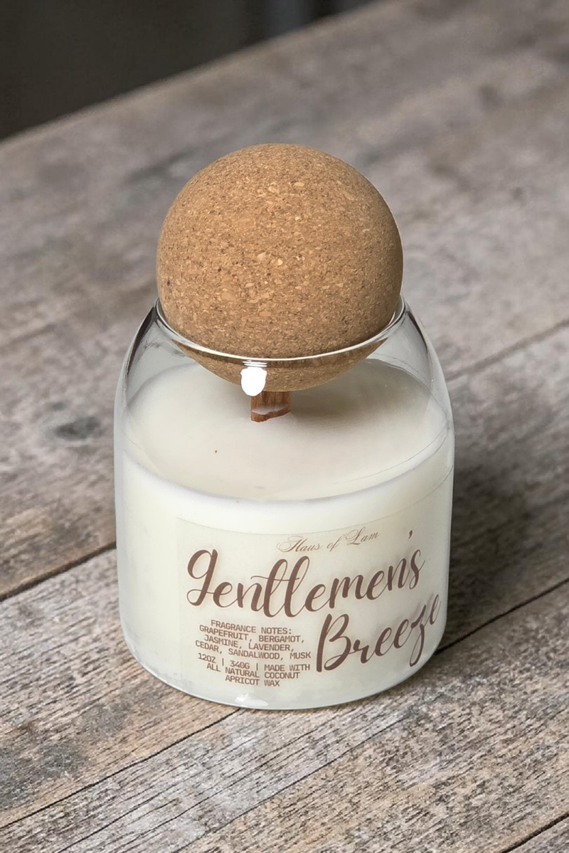 Gentlemen's Breeze Scented Candle-zoom-