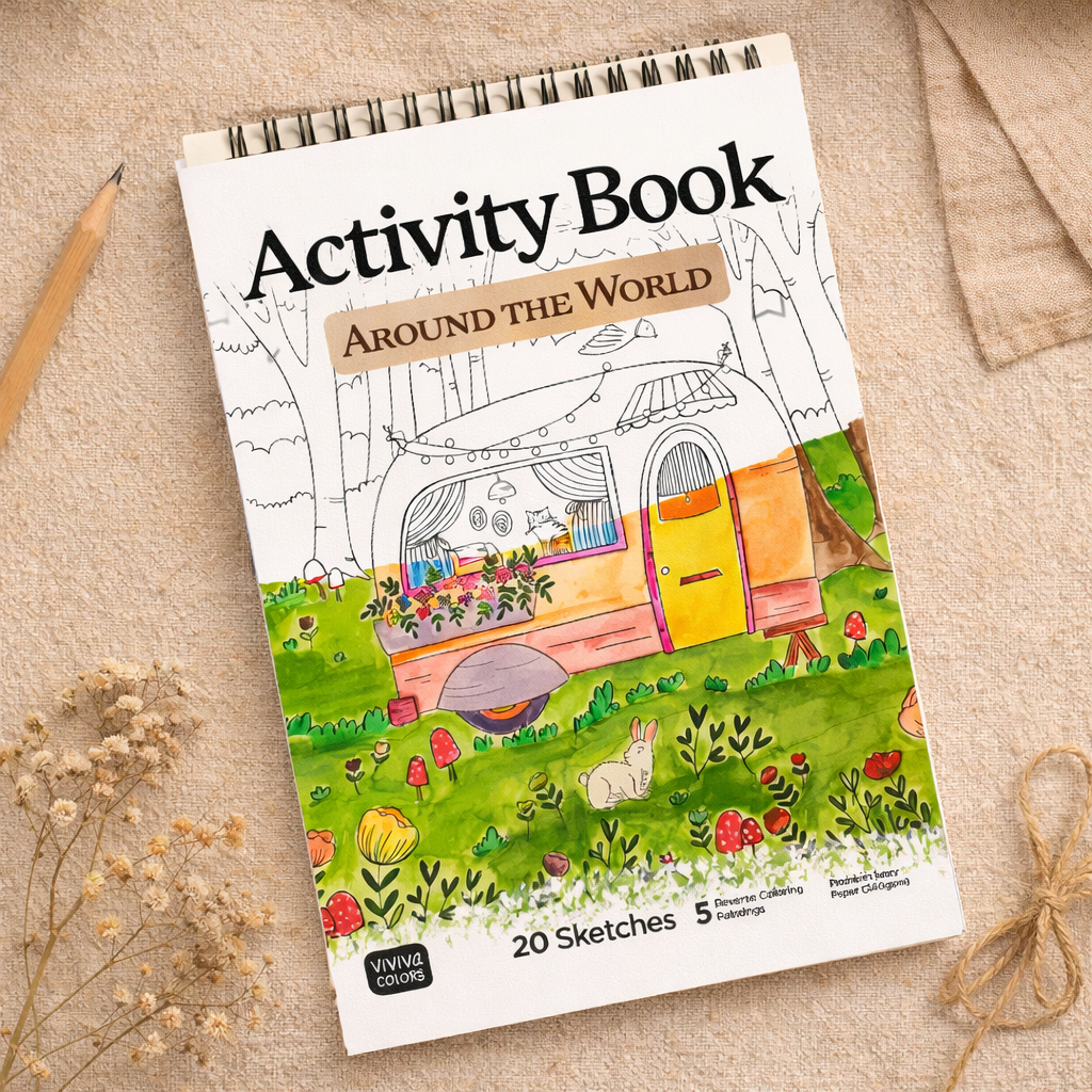 Around the World - Coloring Book