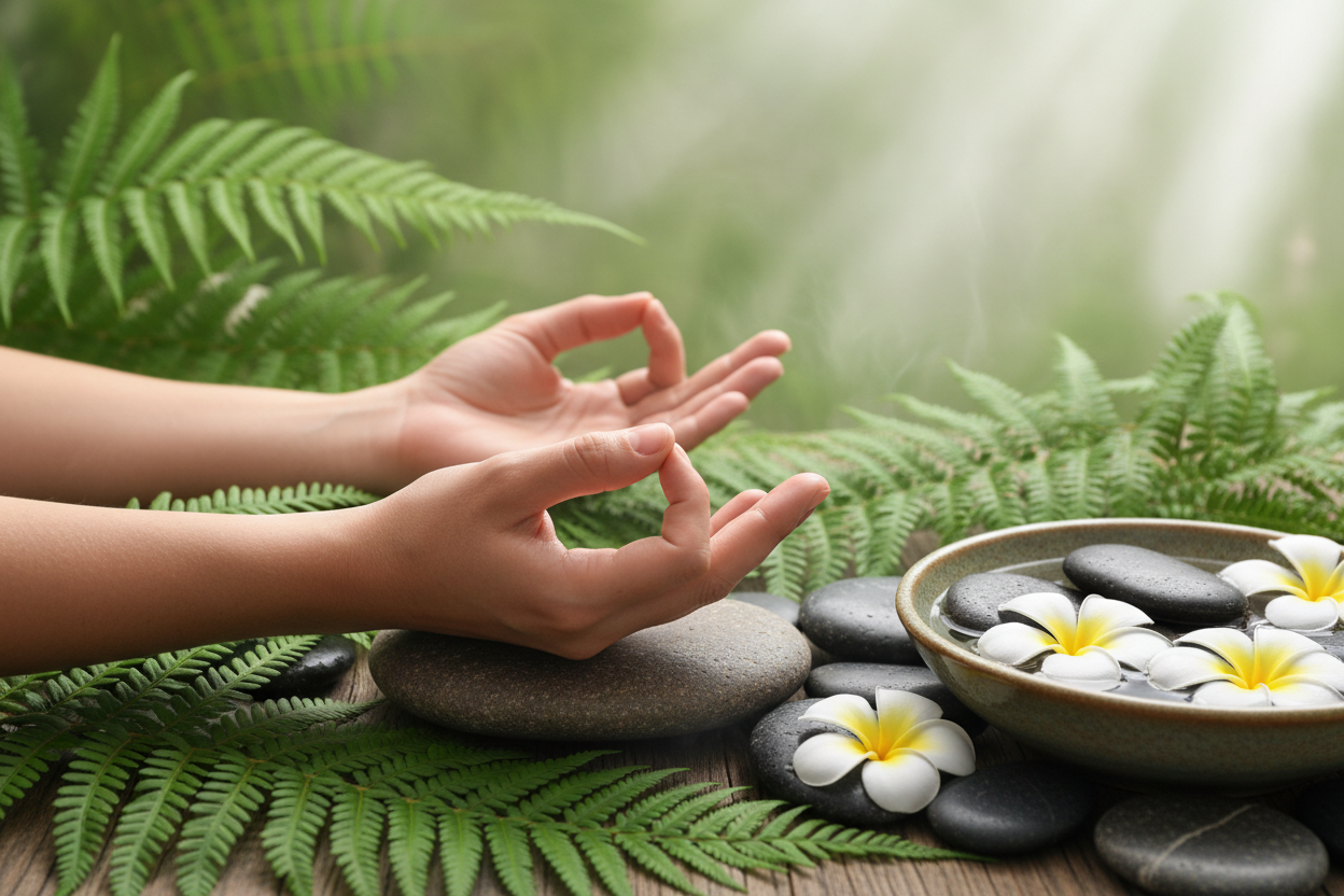 Zen Ferns and Hands